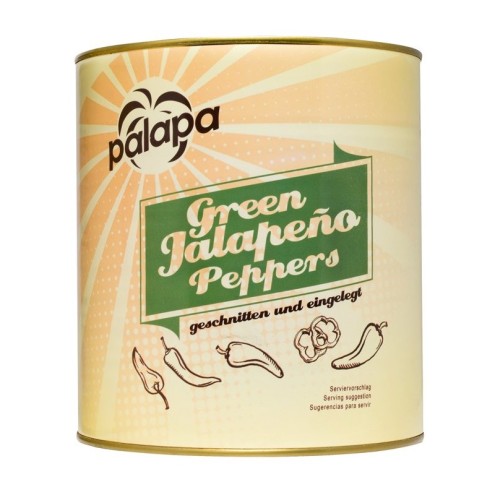 Palapa - Jalapeno Nacho geschnitten - grün - 2800g