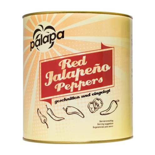 Palapa - Jalapeno Nacho geschnitten - rot - 2800g