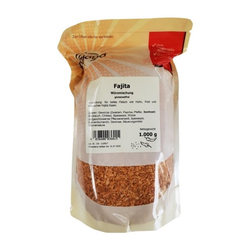 Palapa - Fajita Gewürz - glutamatfrei - 1000g