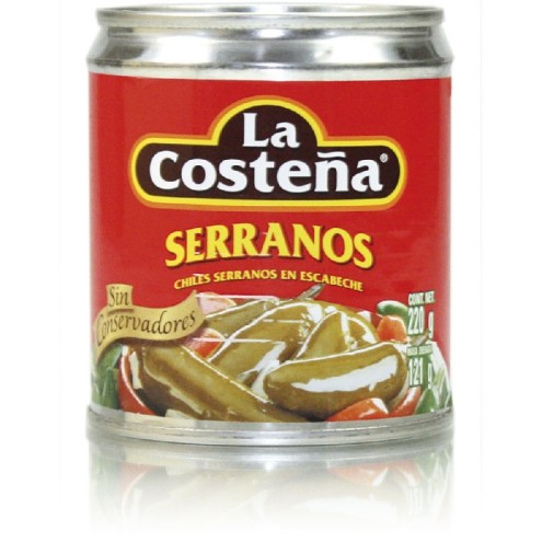 La Costena - Serrano Chili Enteros - ganz - 220g