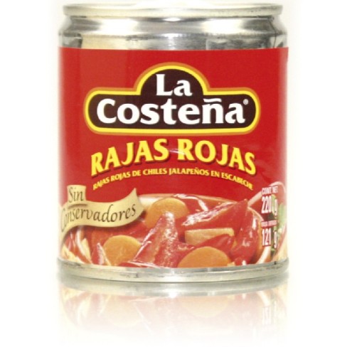 La Costena - Rote Jalapeno Scheiben - 199g